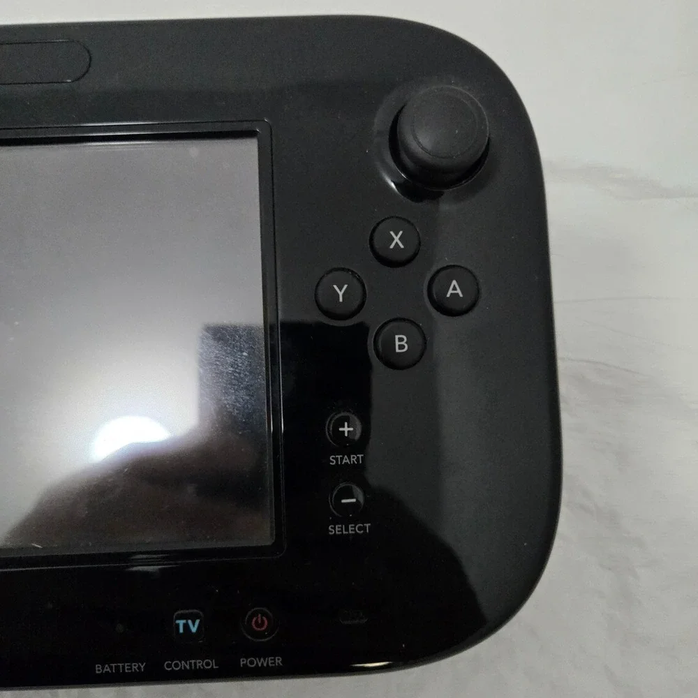 Nintendo Wii U GamePad Controller Black Model WUP-010(USA) Untested As Is